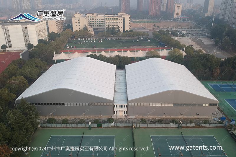 Sports School tennis court tent